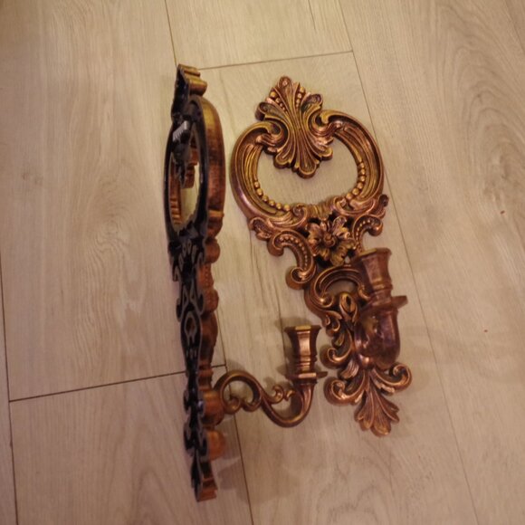 Two 70s Retrol Candle Wall Hangers - Picture 3 of 4